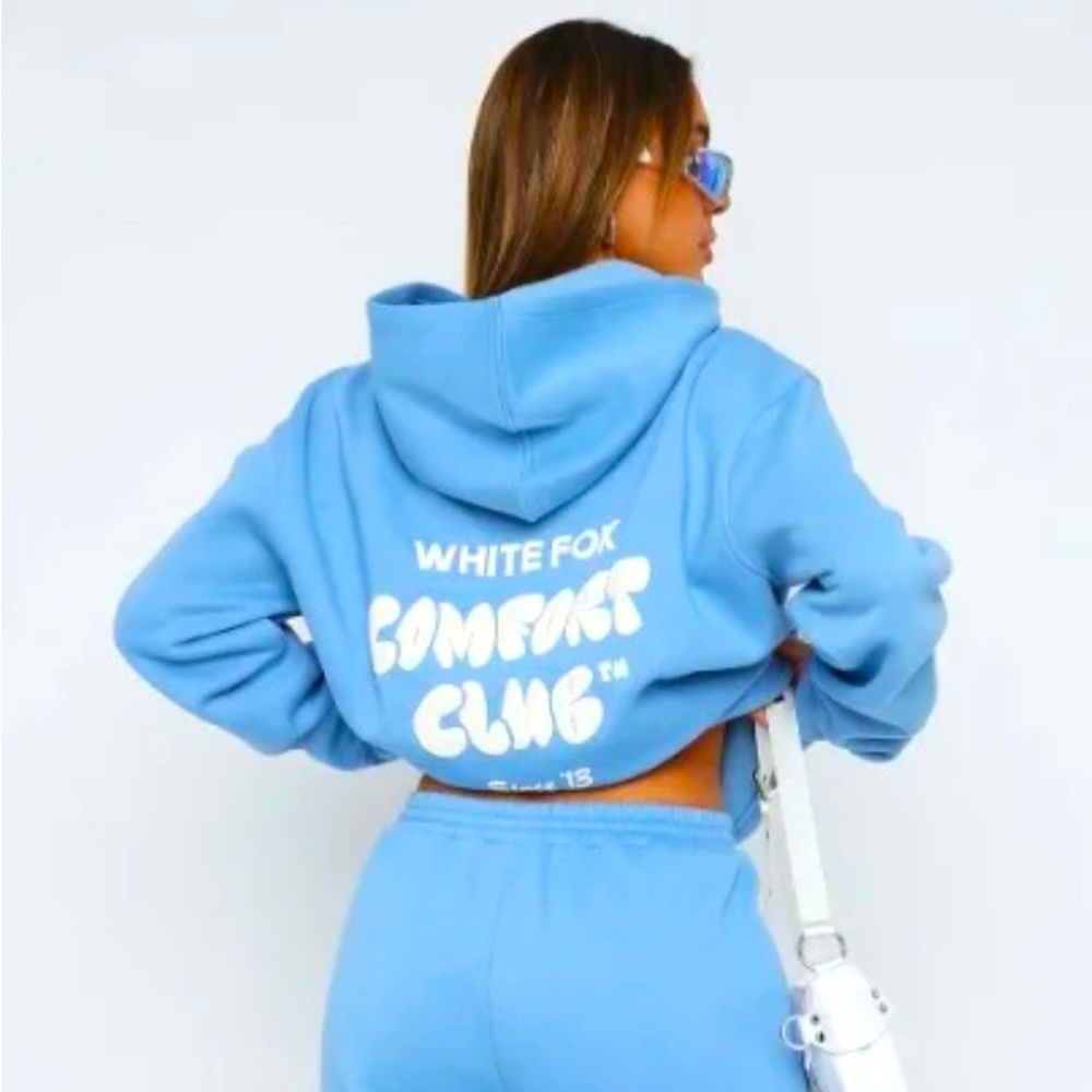 WHITEFOX blue comfort club hoodie